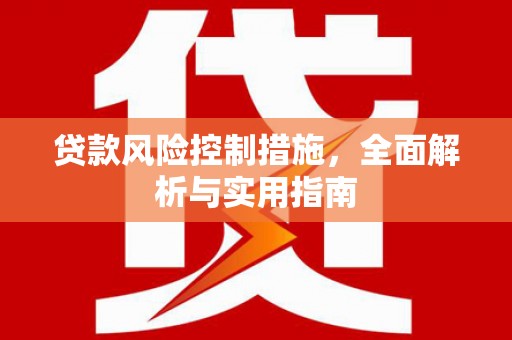 富里贷款风险控制措施，全面解析与实用指南