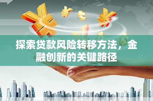 富里探索贷款风险转移方法，金融创新的关键路径