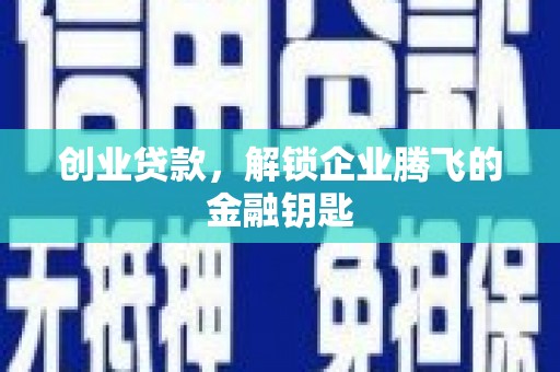 富里创业贷款，解锁企业腾飞的金融钥匙