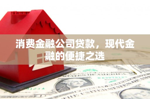 富里消费金融公司贷款，现代金融的便捷之选